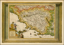 Italy Map By Pieter van der Aa