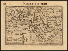 Middle East and Turkey & Asia Minor Map By Barent Langenes