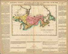 Midwest and Canada Map By Henry Charles Carey  &  Isaac Lea