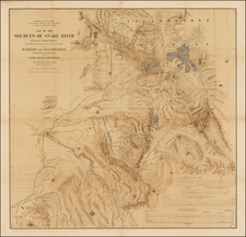 Rocky Mountains Map By Ferdinand Vandeveer Hayden