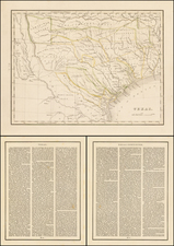 Texas Map By Thomas Gamaliel Bradford