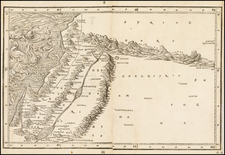 Middle East and Holy Land Map By Jacob Ziegler