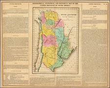 South America and Argentina Map By Henry Charles Carey  &  Isaac Lea