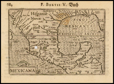 Florida, South, Mexico and Central America Map By Barent Langenes