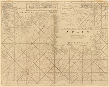 British Isles, France, Spain and Portugal Map By Mount & Page