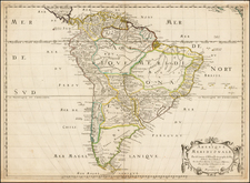 South America Map By Nicolas Sanson