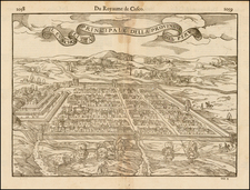 South America Map By Francois De Belleforest