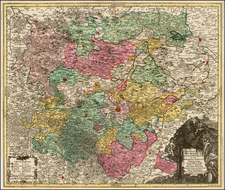 Germany Map By Matthaus Seutter