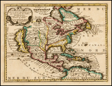 North America Map By Jacques Chiquet