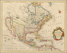 North America Map By Richard William Seale