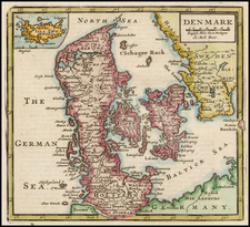 Denmark Map By Herman Moll