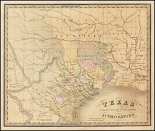 Texas Map By Jeremiah Greenleaf