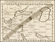 Central Asia & Caucasus, Middle East, Holy Land, Turkey & Asia Minor and North Africa Map By James Mynde