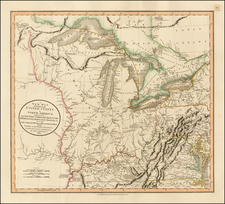 Mid-Atlantic, Midwest and Canada Map By John Cary