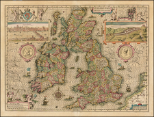 British Isles Map By John Speed