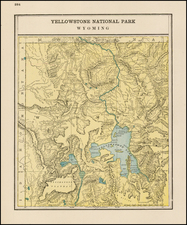 Rocky Mountains Map By George F. Cram