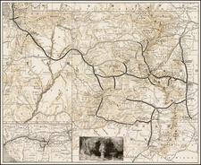 Rocky Mountains Map By Denver & Rio Grande RR