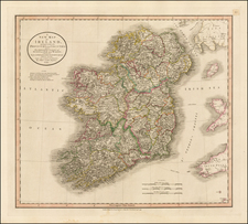 Ireland Map By John Cary