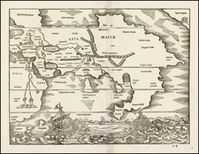 World, World, Indian Ocean, Alaska, South America, Asia, Asia, Southeast Asia, California and America Map By Caius Julius Solinus