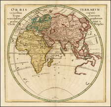 Eastern Hemisphere and Australia Map By Christopher Weigel