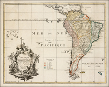 South America Map By Johann Walch