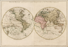 World Map By Johann Michael Probst