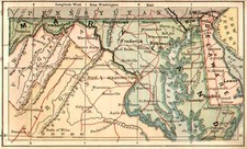 Mid-Atlantic Map By The Bradstreet Company