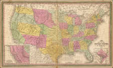 United States Map By Thomas, Cowperthwait & Co.