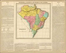 South America and Brazil Map By Henry Charles Carey  &  Isaac Lea