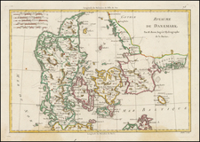 Denmark Map By Rigobert Bonne