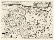 China Map By Vincenzo Maria Coronelli