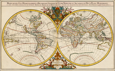 World and World Map By Alexis-Hubert Jaillot