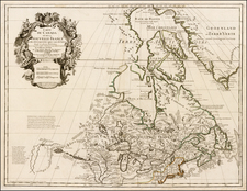 Midwest, Plains and Canada Map By Guillaume Delisle / Philippe Buache