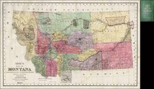 Plains, Rocky Mountains and Montana Map By Arthur W. Ide