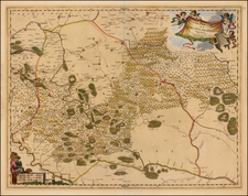 Ukraine Map By Johannes et Cornelis Blaeu / Pierre Mortier