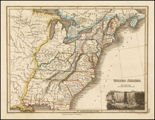 United States and Southeast Map By John Thomson