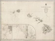 Hawaii and Hawaii Map By British Admiralty