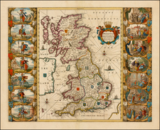 British Isles Map By Jan Jansson