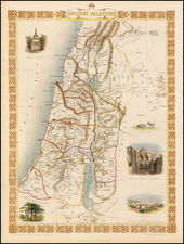 Holy Land Map By John Tallis