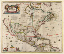 North America and California Map By Jan Jansson