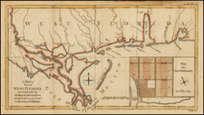 Florida and South Map By Gentleman's Magazine