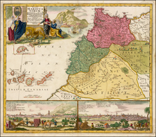 North Africa Map By Johann Christoph Homann