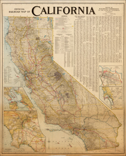 California Map By Railroad Commission of the State of California