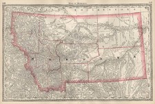 Plains and Rocky Mountains Map By Rand McNally & Company