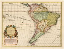 South America Map By Jeremias Wolff