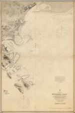 Southeast Asia and Singapore Map By British Admiralty