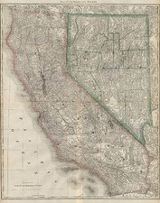 California Map By William Rand  &  Andrew McNally