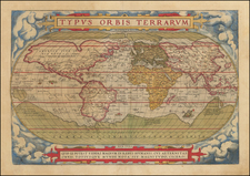 World and World Map By Abraham Ortelius