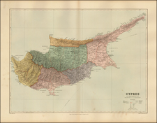 Turkey, Other Islands, Turkey & Asia Minor, Balearic Islands and Greece Map By Edward Stanford