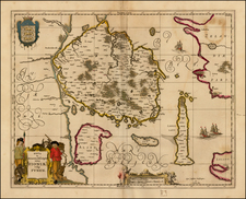 Denmark Map By Moses Pitt